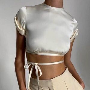 Orseund Iris Le Club Top Ivory Size Small